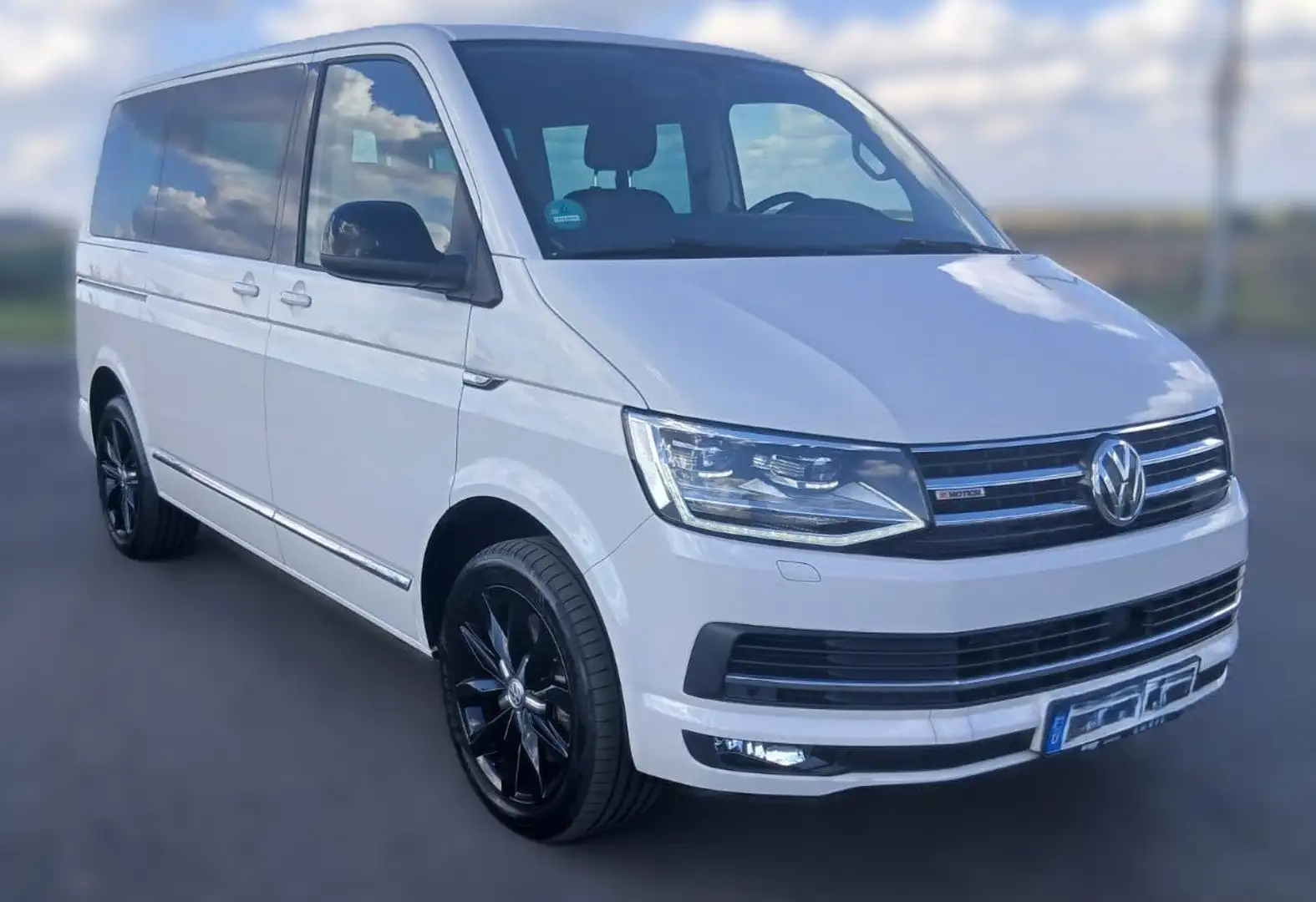 Volkswagen T6 Multivan 2.0 TDI 4MOTION Generation Six Luftfahrwerk Blanc - 1