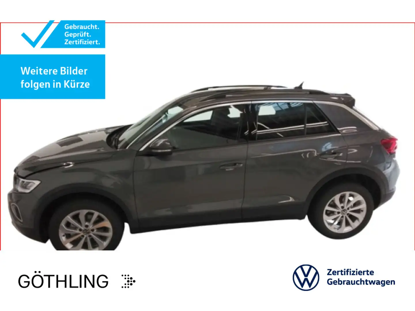 Volkswagen T-Roc T-ROC Life 1.5 TSI*NAVI*KAM*SHZ*LED*Virtual*ASG* Gris - 1