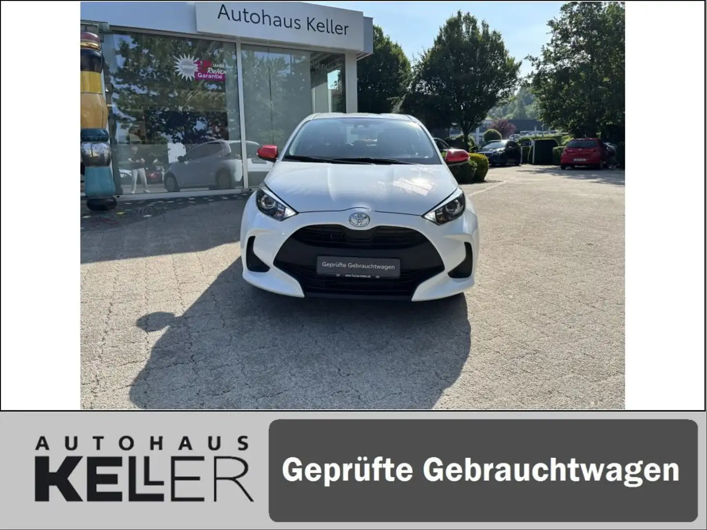 Toyota Yaris 1.0 VVT-i Wit - 2