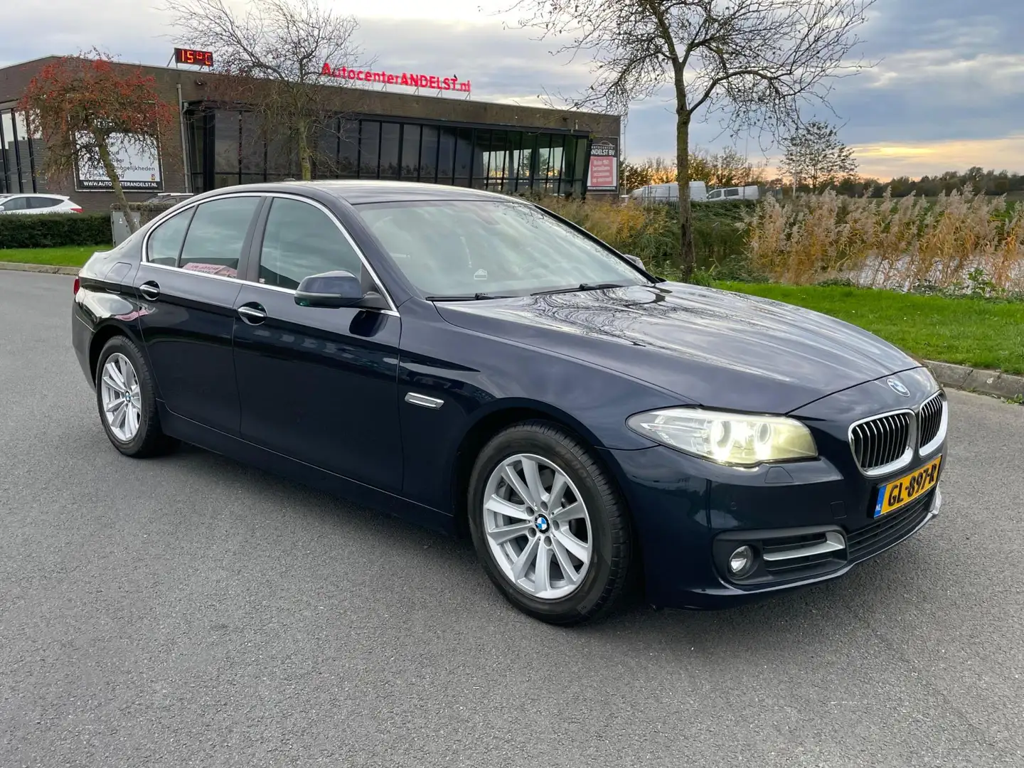 BMW 520 5-serie 520i High Executive Aut, Elektr stln, Stoe Bleu - 2