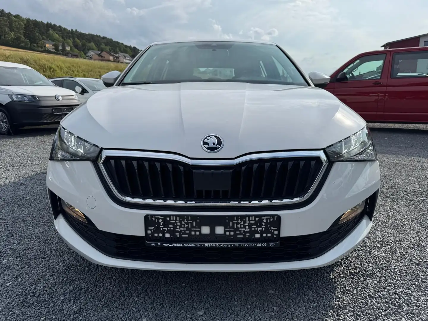 Skoda Scala 1.0 TSI *COOL-PLUS*AHK-VORB*PDCHI*SHZ*SMAR Weiß - 2