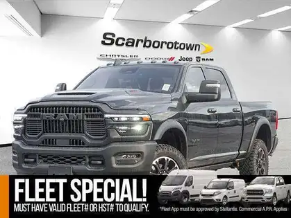 White 2027 RAM 2500 Pickup Truck Four-Wheel Drive 8-Speed Automatic