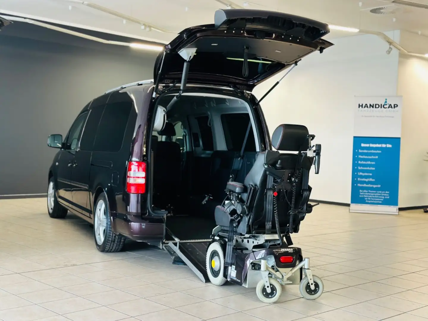 Volkswagen Caddy Space Drive Behindertengerecht Inkl.Rollst Фіолетовий - 2