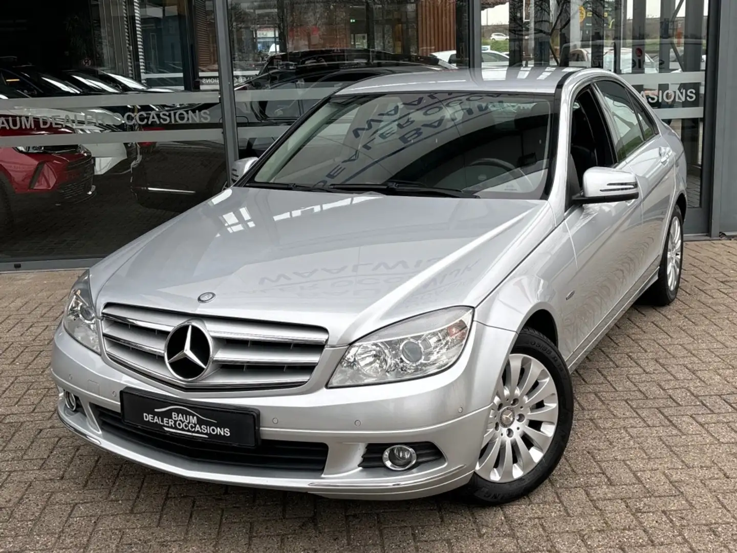 Mercedes-Benz C 200 200 K ELEGANCE AUTOMAAT 184PK  AIRCO PDC LMV Grijs - 1