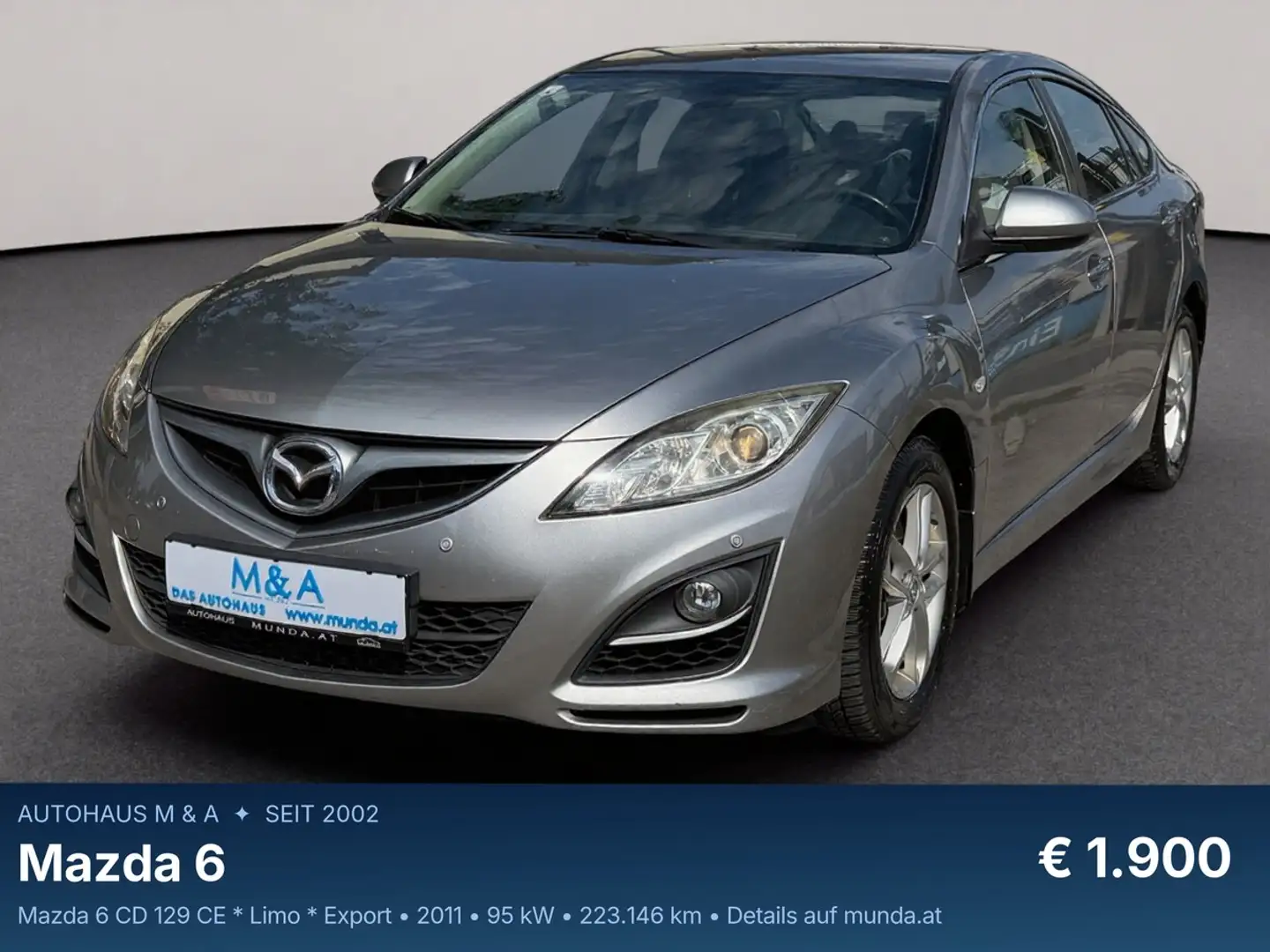 Mazda 6 Mazda 6 CD 129 CE * Limo * Export Grau - 1