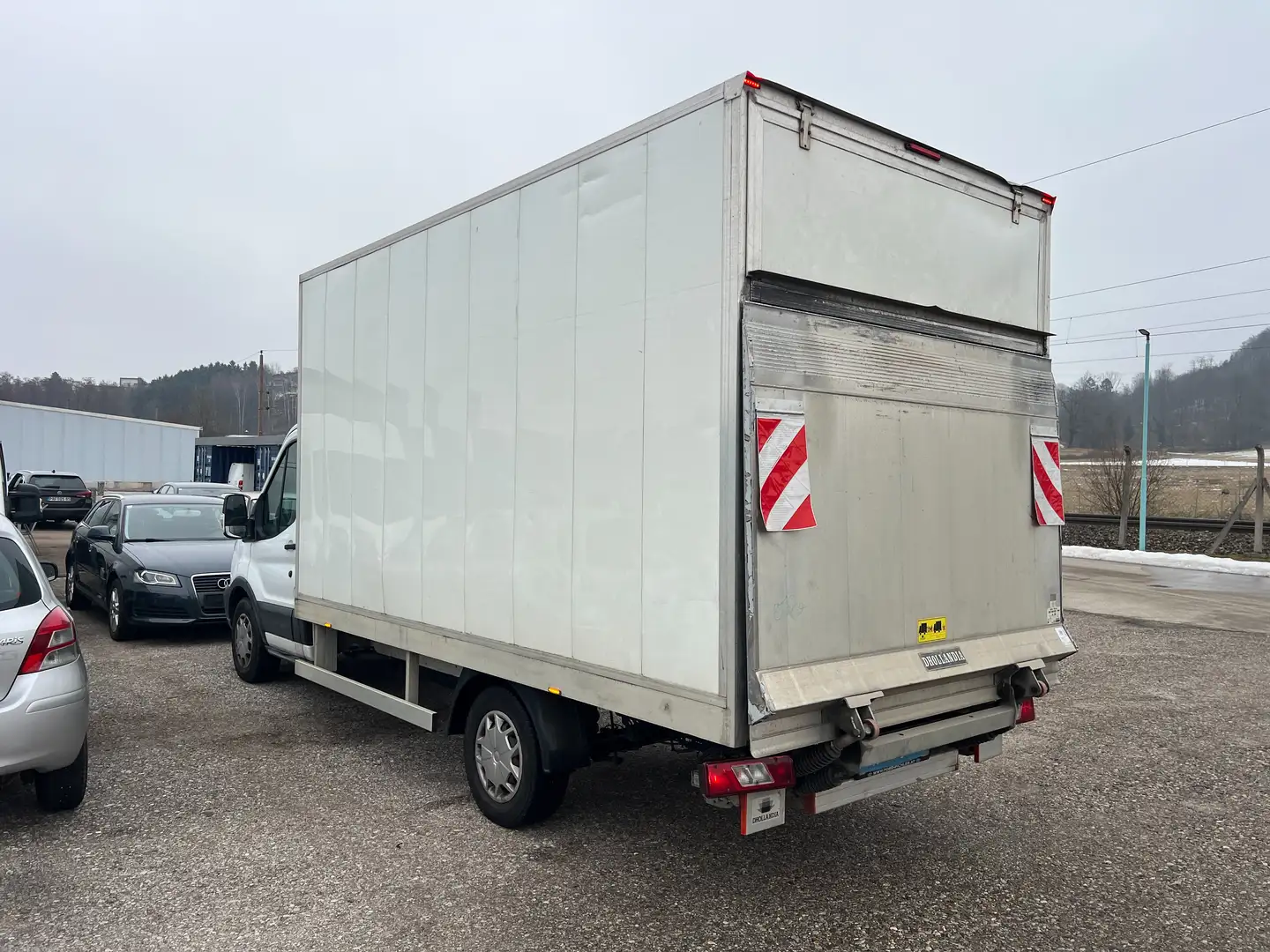 Ford Transit 350 L3 Koffer mit Bühne *Tempomat*NAVI*EURO6 Weiß - 2