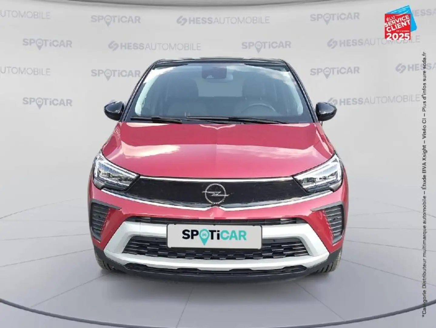 Opel Crossland 1.2 Turbo 130ch GS line BVA Rouge - 2