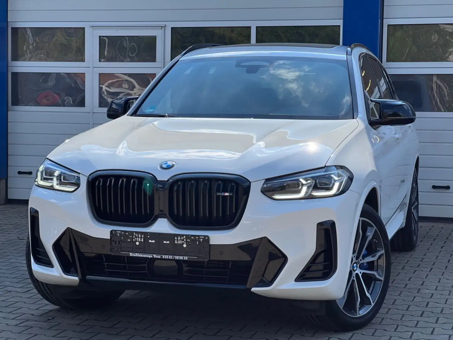BMW X3 M d "M-SPORT/PANO/H&K/AHK/20" Blanc - 1