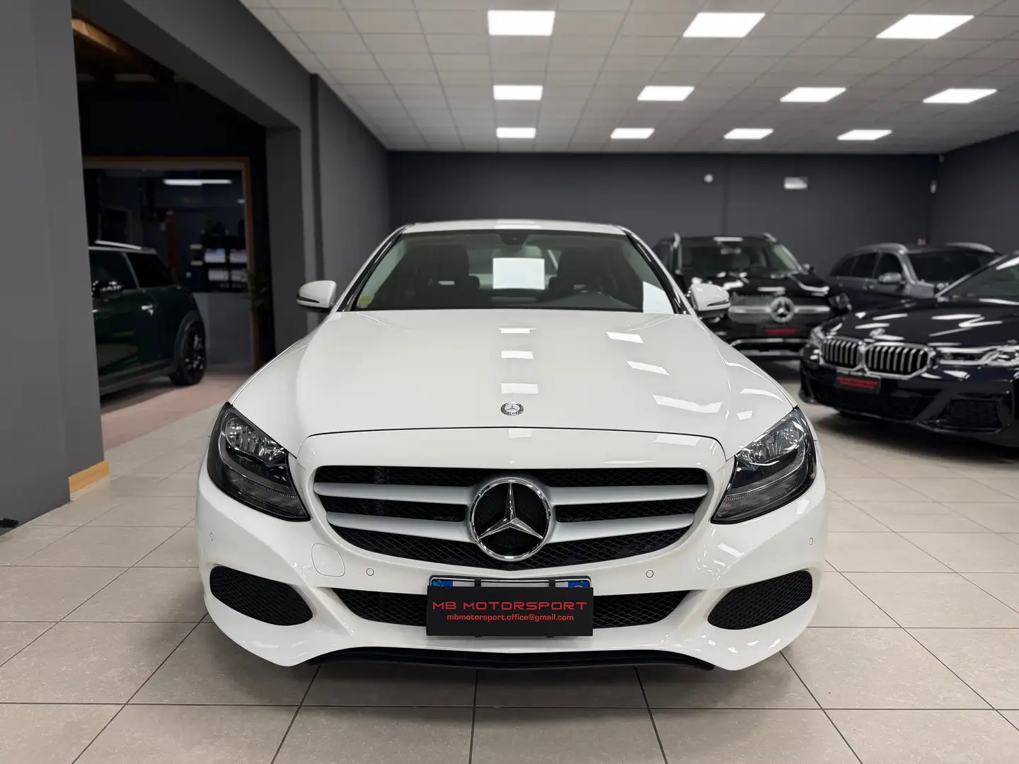 Mercedes-Benz C 180 d berlina (bt) Premium auto Blanc - 2