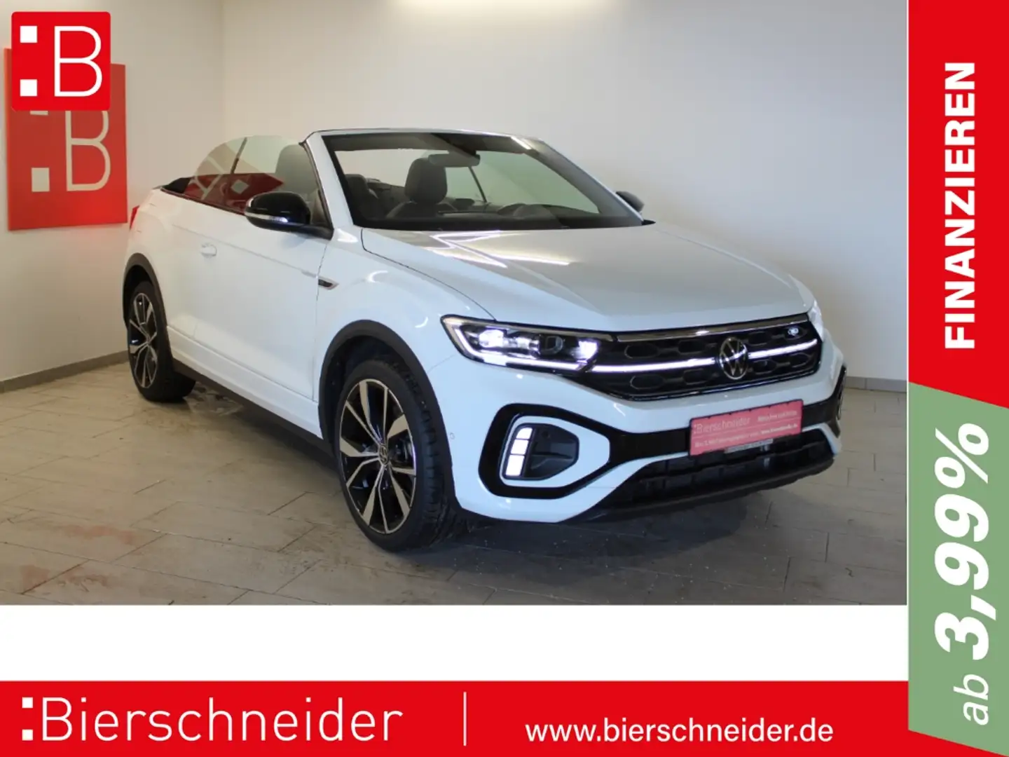 Volkswagen T-Roc 1.5 TSI DSG 2x RLine Black Style FL 19 AHK Weiß - 1
