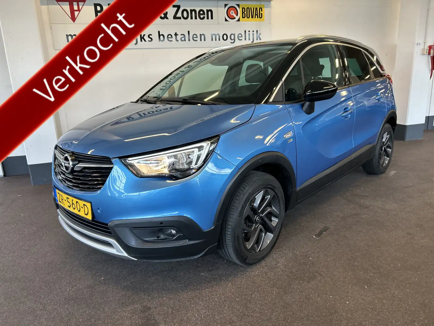 Opel Crossland X 1.2 Turbo 120 Jaar Edition | Cruise control | Clim Blauw - 1