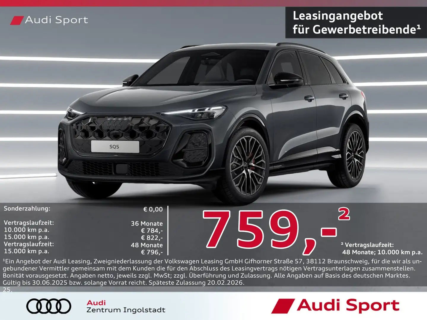Audi SQ5 SUV TFSI qua edition one AHK UPE 98.620,- Grey - 1