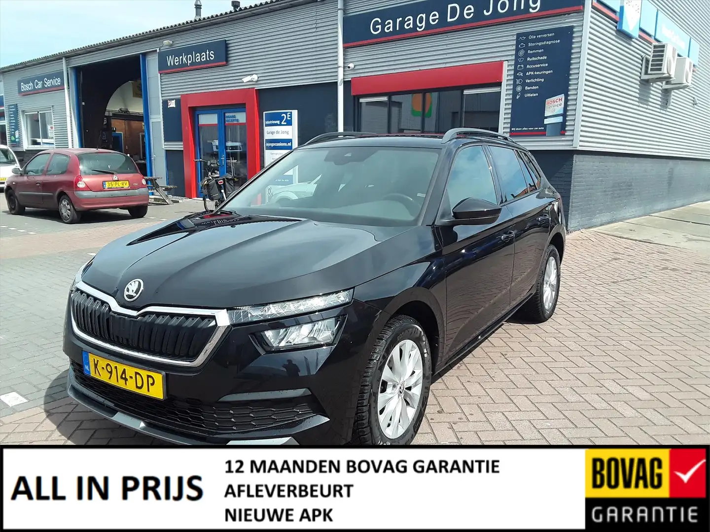 Skoda Kamiq 1.0 TSI Greentech 115pk Sport Business Zwart - 1