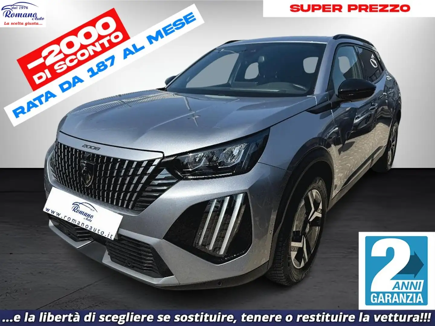 Peugeot 2008 PureTech 100 S&S Allure Grigio - 1