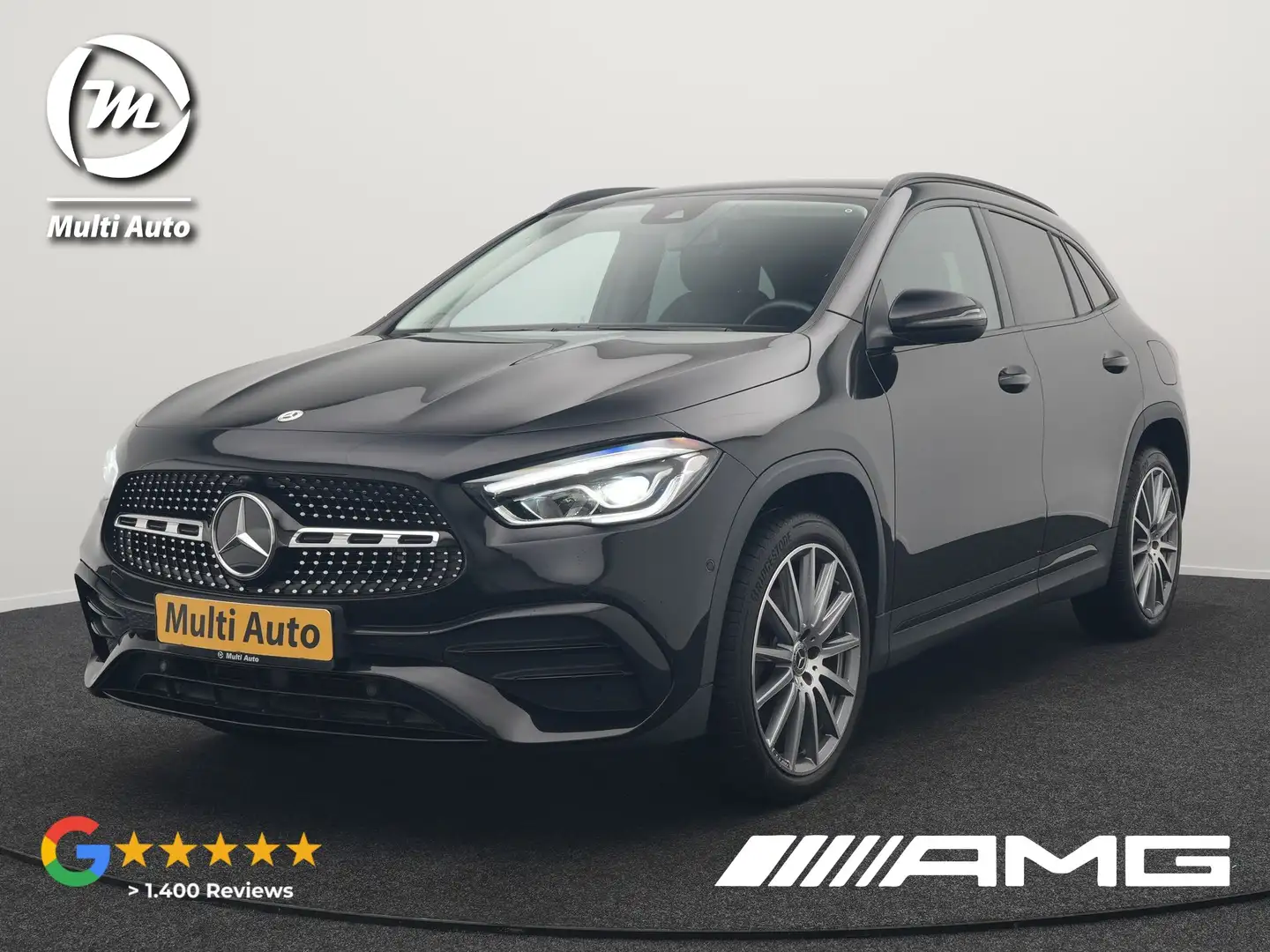 Mercedes-Benz GLA 250 e AMG Line Plug In Hybrid 225pk Dealer O.H PHEV | Zwart - 1