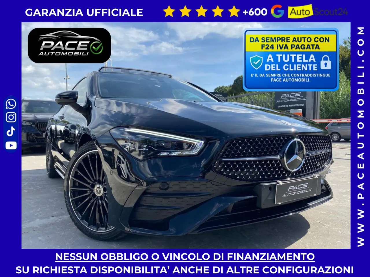 Mercedes-Benz CLA 220 AMG PREMIUM PLUS 19"WIDESCREEN TETTO NIGHT PACKET