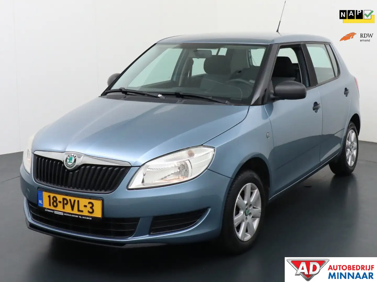 Skoda Fabia 1.2-12V Go | Airco | lege kilometerstand | onderho Bleu - 1