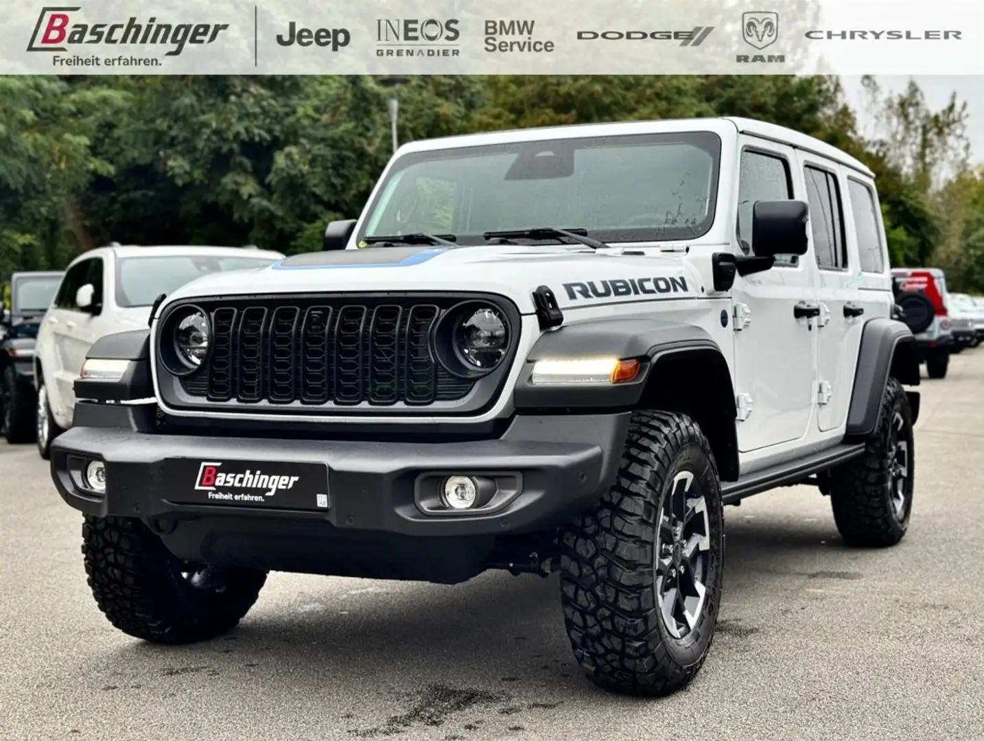 Jeep Wrangler Rubicon PHEV 380 PS 4xe Weiß - 1