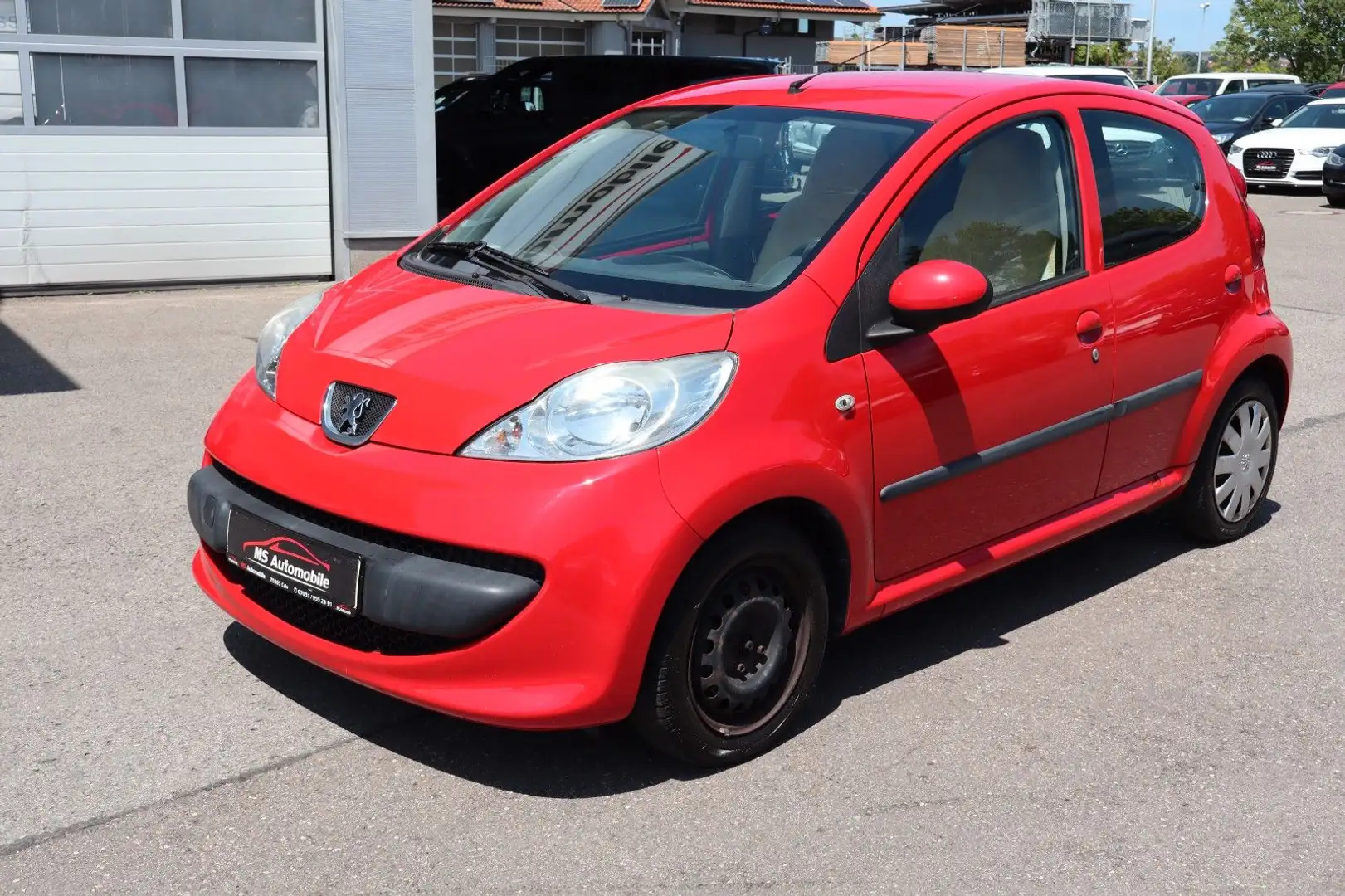 Peugeot 107 Filou 70 Klima_5 trg_1. Hand Scheckheft Rood - 1