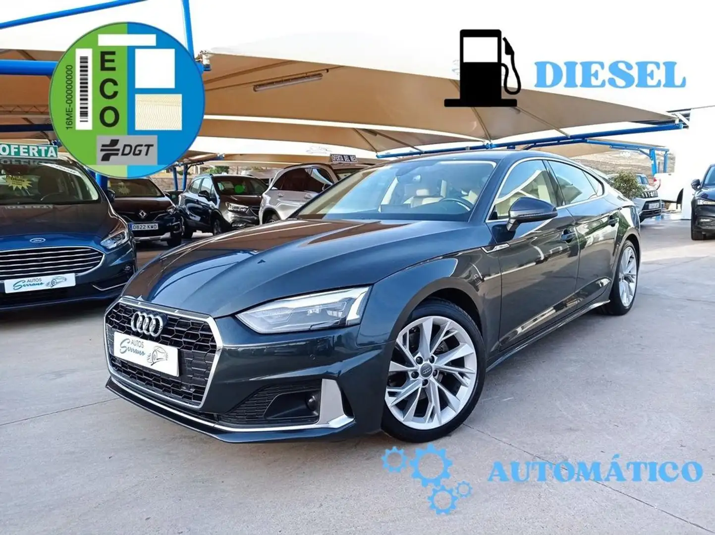 Audi A5 SPORTBACK 35 TDI ADVANCED Zwart - 1