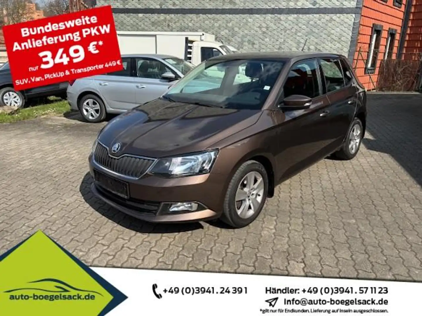 Skoda Fabia 1.0 TSI Ambition+KLIMA+SITZHEIZUNG+1.HAND+ Braun - 1