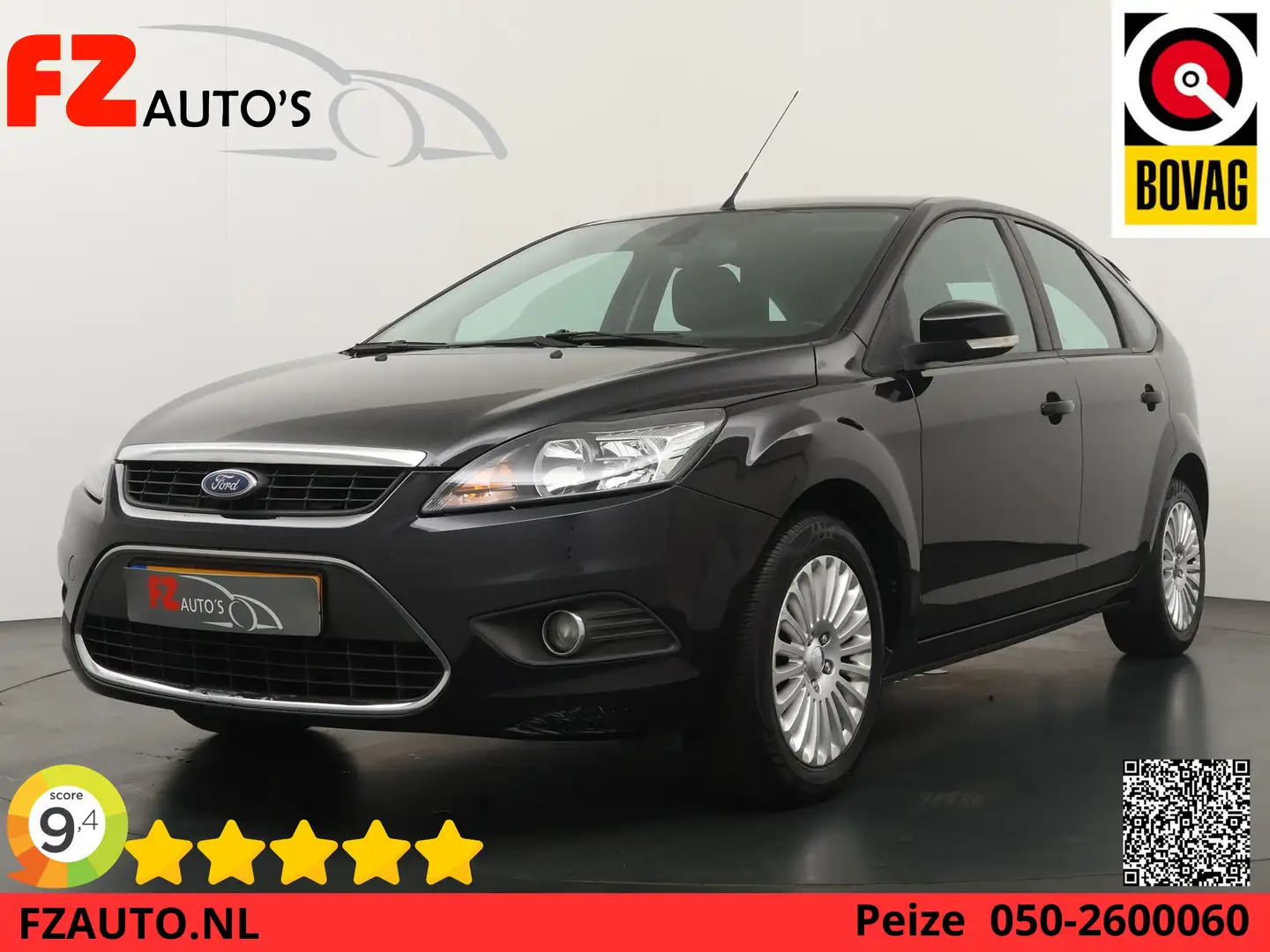 Ford Focus 1.6 Titanium - Metallic - L.M Velgen - 5DRS Zwart - 1