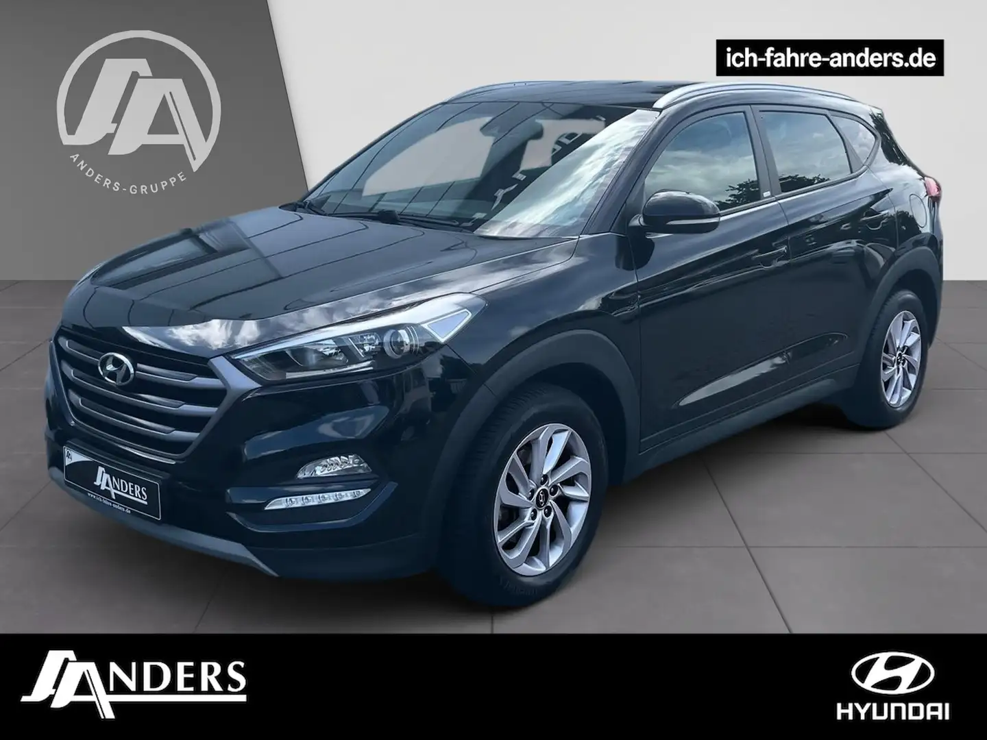 Hyundai TUCSON 1.6 Passion SHZ+Totwinkel+Navi+PDC+Tempom Noir - 1