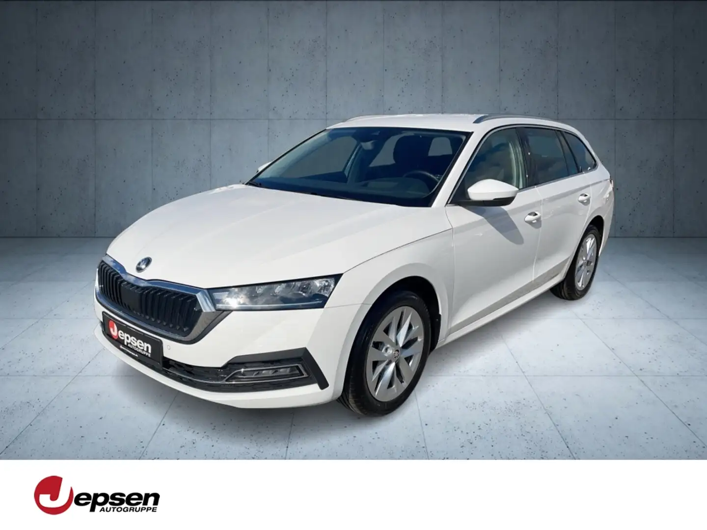 Skoda Octavia Combi Style 2.0 TDI AHK+ACC+HuD+Navi+LED Weiß - 1