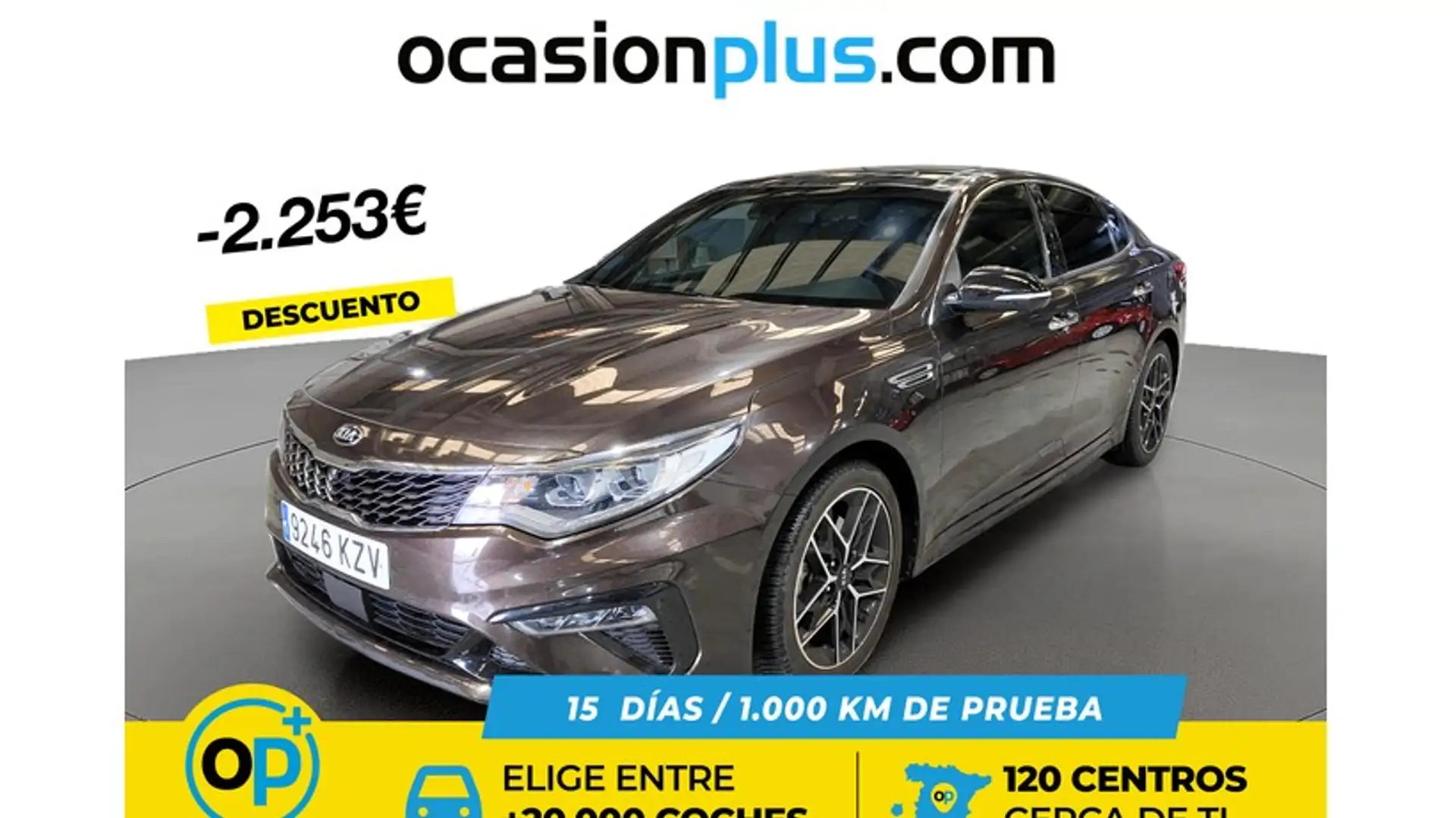 Kia Optima 1.6 T-GDi Eco-Dynanics GT Line DCT (Pack Luxury) Marrón - 1