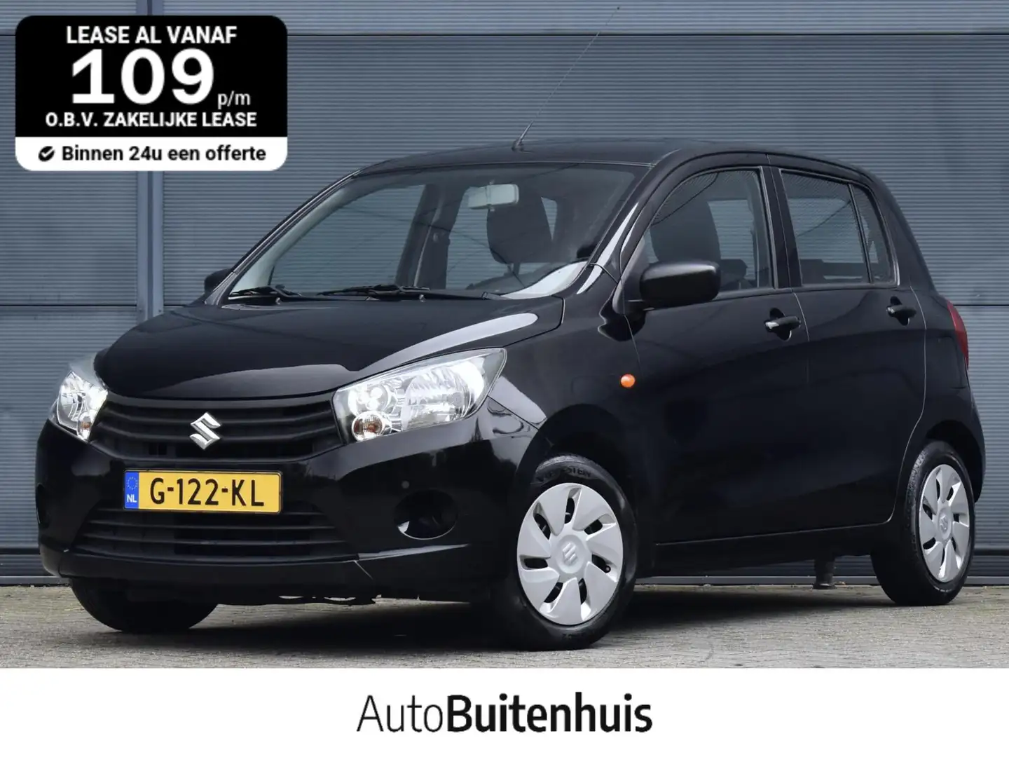Suzuki Celerio 1.0 Comfort Plus|INCL. NW APK|17X VOORRAAD|NAVI|CA Zwart - 1
