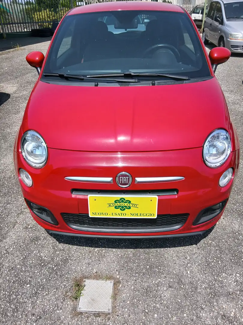 Fiat 500 500 1.2 S 69cv E6 Rouge - 1