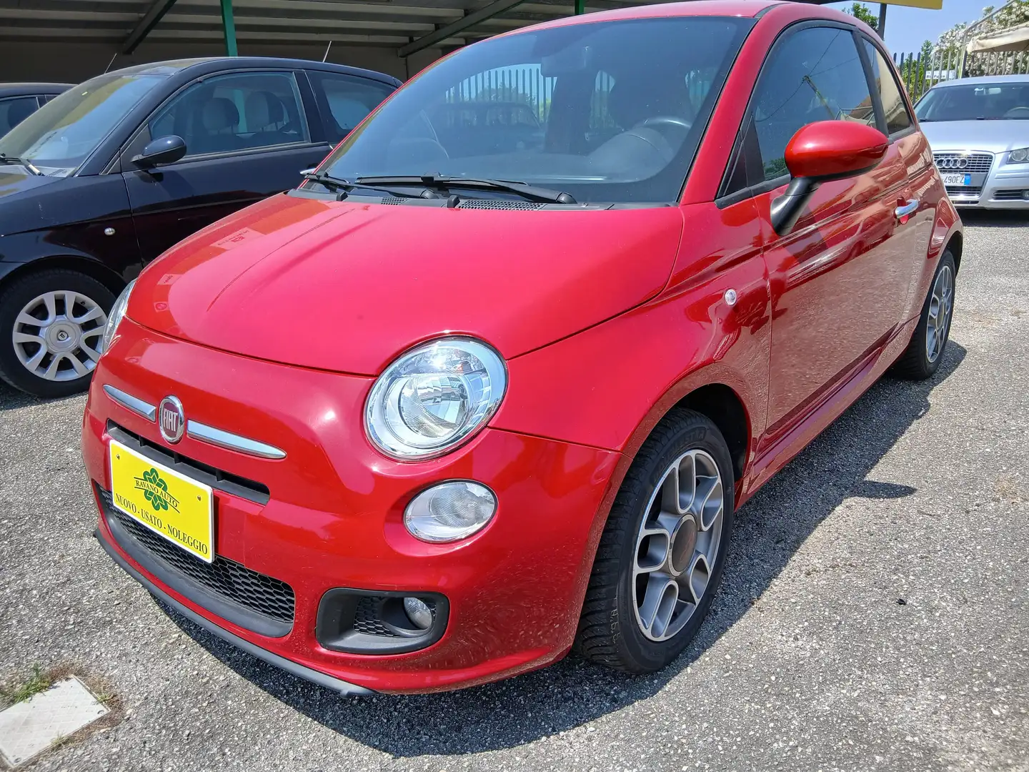 Fiat 500 500 1.2 S 69cv E6 Rouge - 2