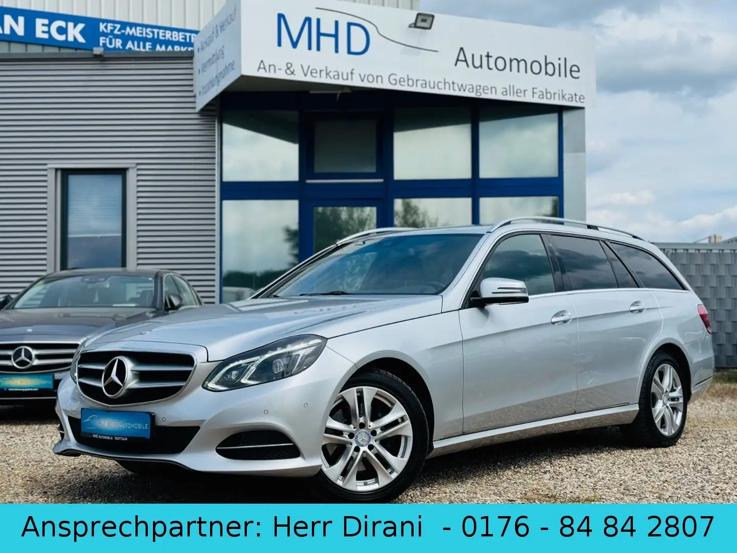 Mercedes-Benz E 300 d T Avantgarde 9G Tronic *ILS LED*Navi*AHK Argintiu - 1