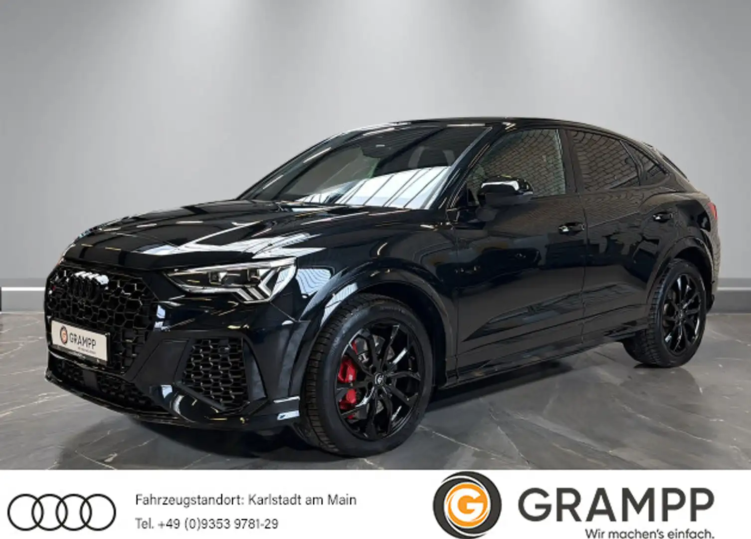 Audi RS Q3 S-tronic +RS-ESSENTIALS+V-MAX+ Noir - 1