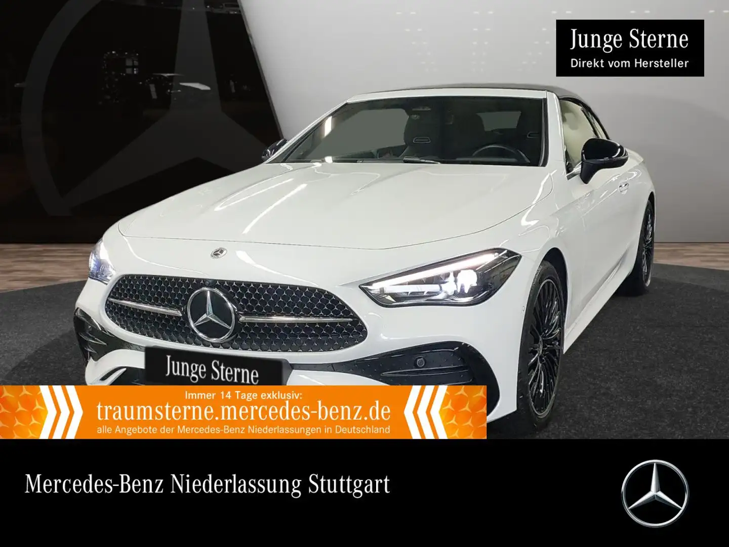 Mercedes-Benz CLE 200 AMG+NIGHT+360+LED+BURMESTER+TOTW+KEYLESS Weiß - 1