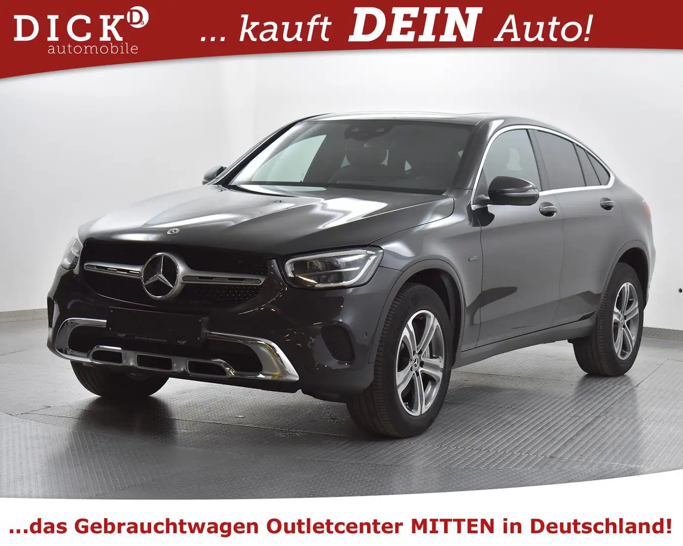 Mercedes-Benz GLC 300 GLC300de Coupe 4M PANO+STANDHZ+WIDES+KAM+LED+ACC Grau - 2