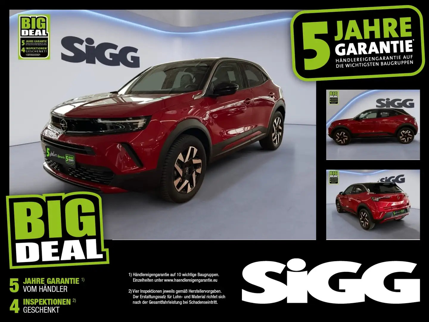 Opel Mokka 1.2 Turbo Elegance DynLicht Fernlichtass. Rot - 1