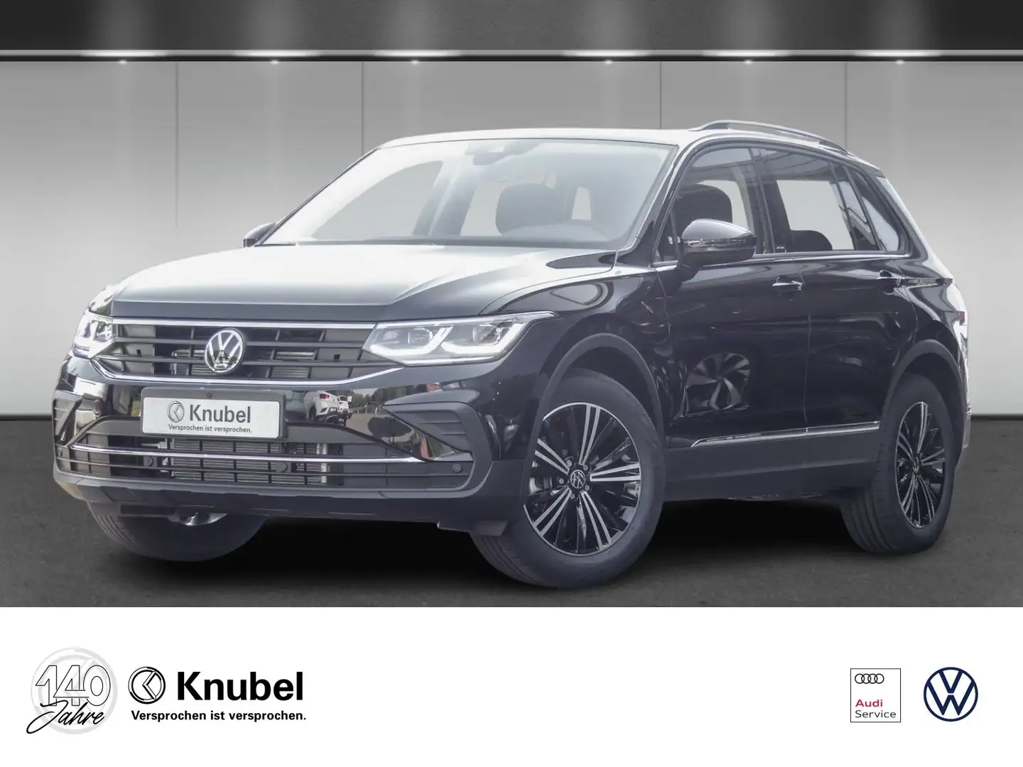 Volkswagen Tiguan ACTIVE 2.0 TDI DSG IQ.Light Navi AHK EasyOpen A... Schwarz - 1