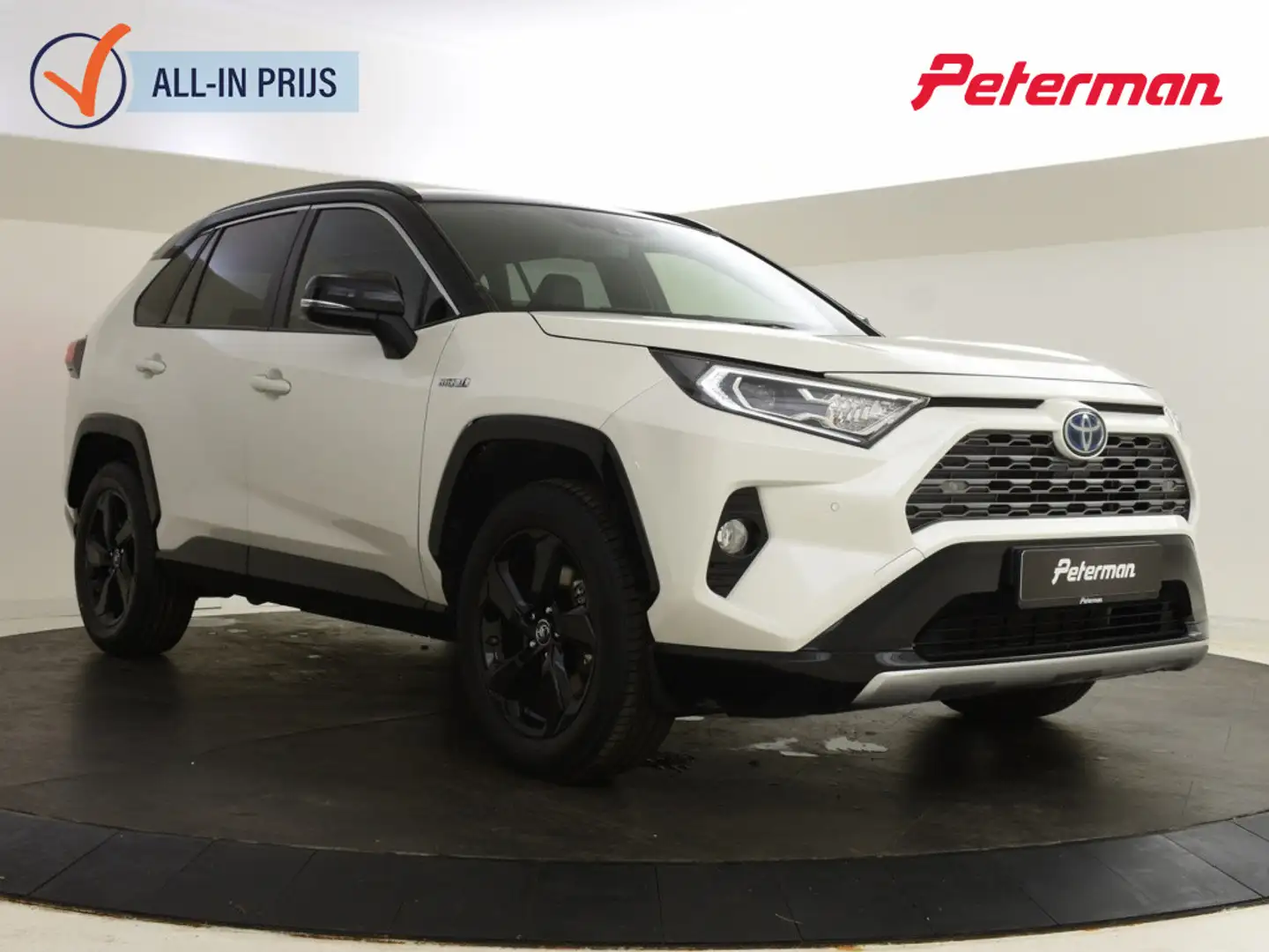 Toyota RAV 4 2.5 Hybrid Bi-Tone | Navigatie | Parkeersensoren V Blanc - 1
