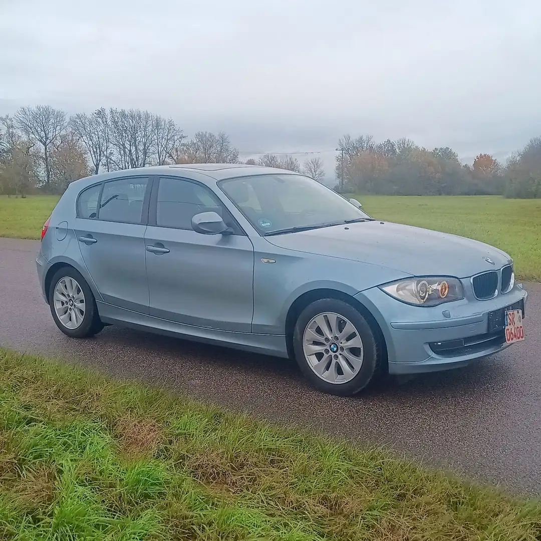 BMW 116 i  STEUERKETTE NEU    XENON   NAVI Blau - 2