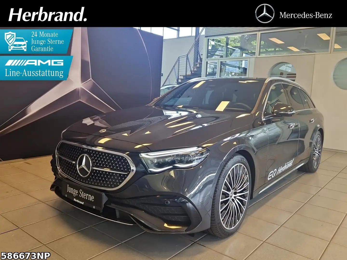 Mercedes-Benz E 300 T AMG  Pano 20" AHK Memo Distronic 360° Grau - 1