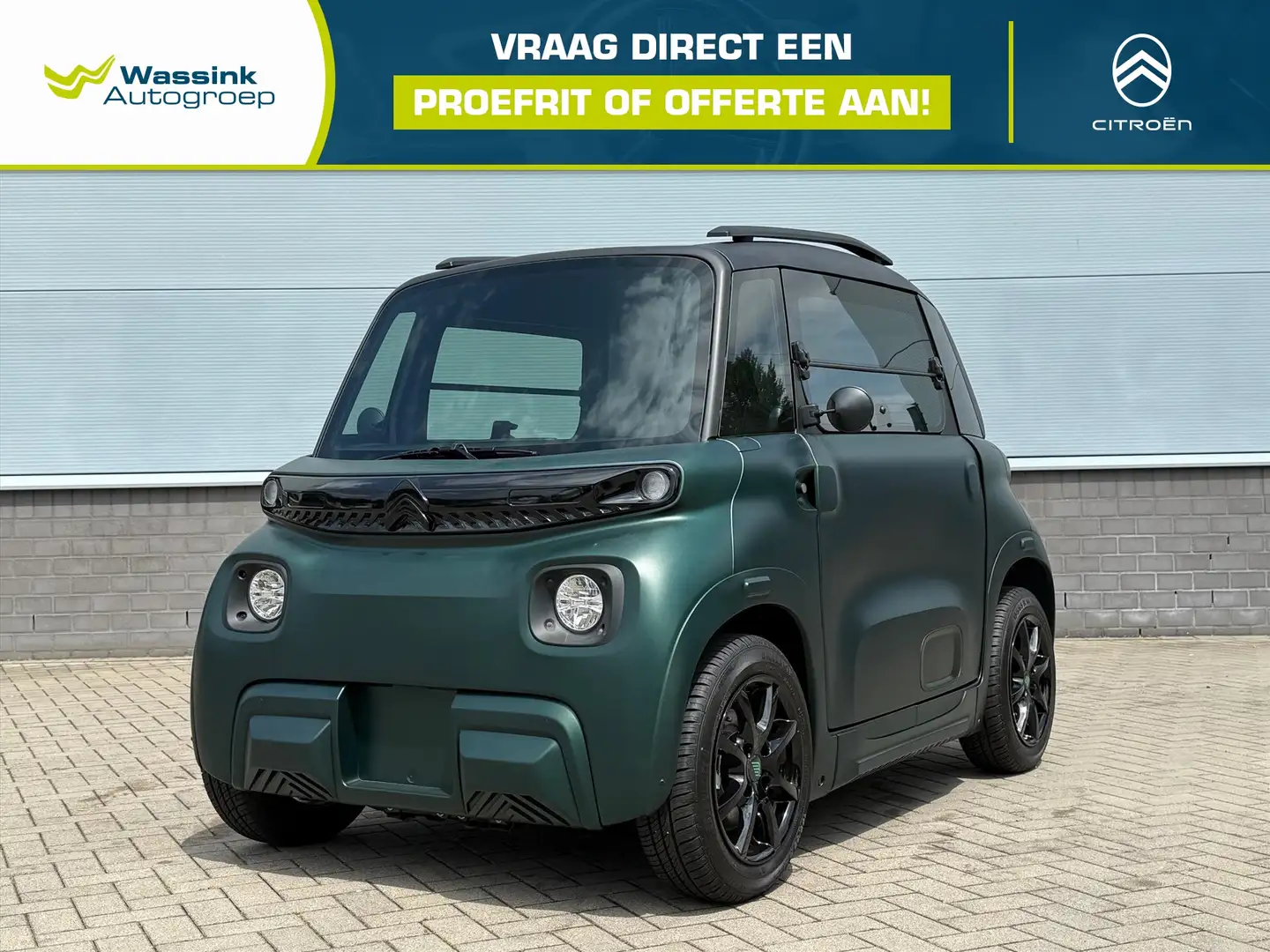 Citroen Ami | 14'' LM Velgen | Lederen Bekleding | Brommerrijb Verde - 1