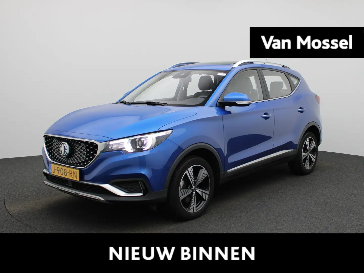 MG ZS MG EV Luxury 45 kWh Aut. | Panoramadak | Leder | S Blauw - 1