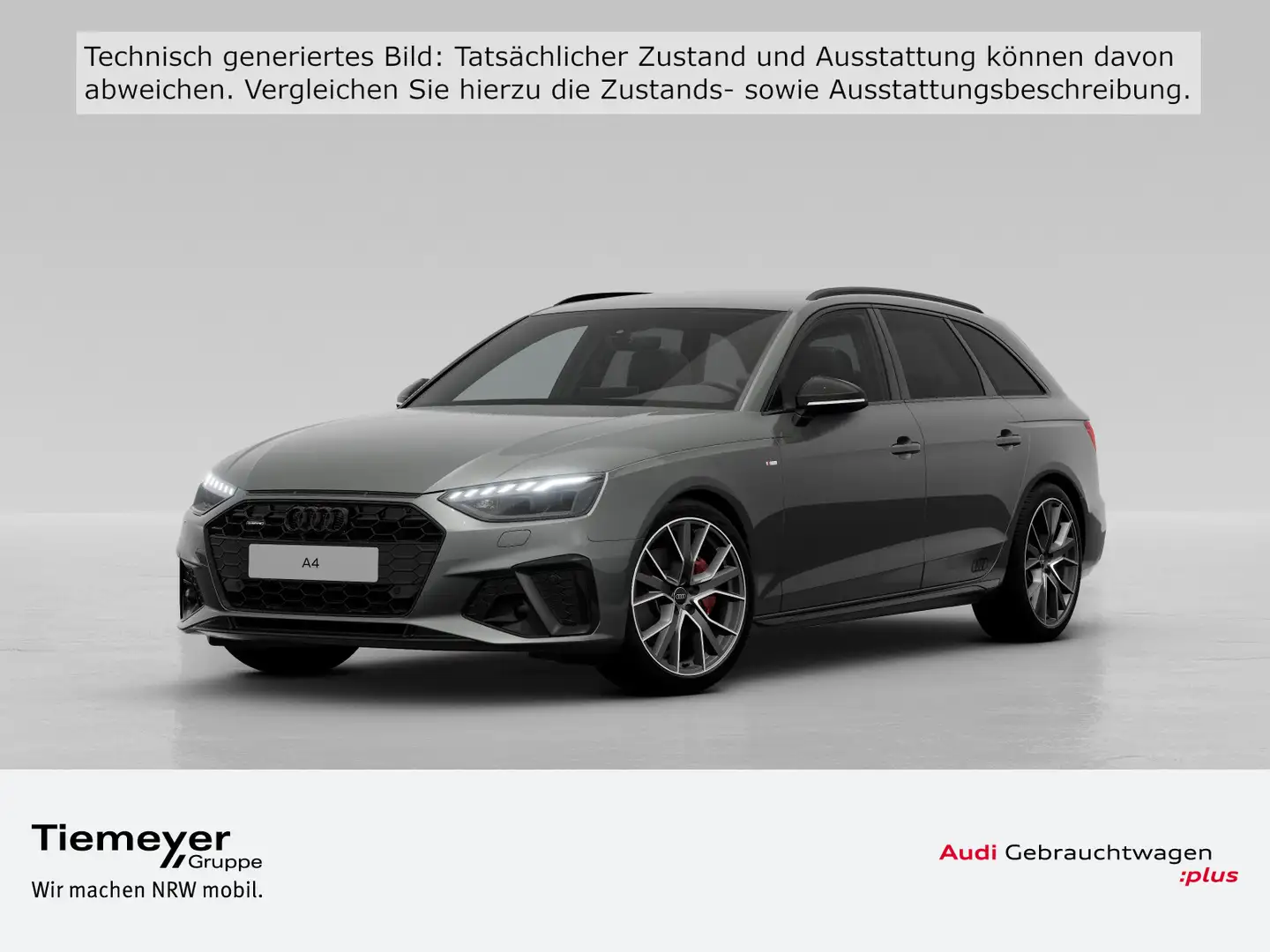 Audi A4 40 TFSI Q 2x S LINE OPS+ MATRIX AHK LM1 Grau - 1