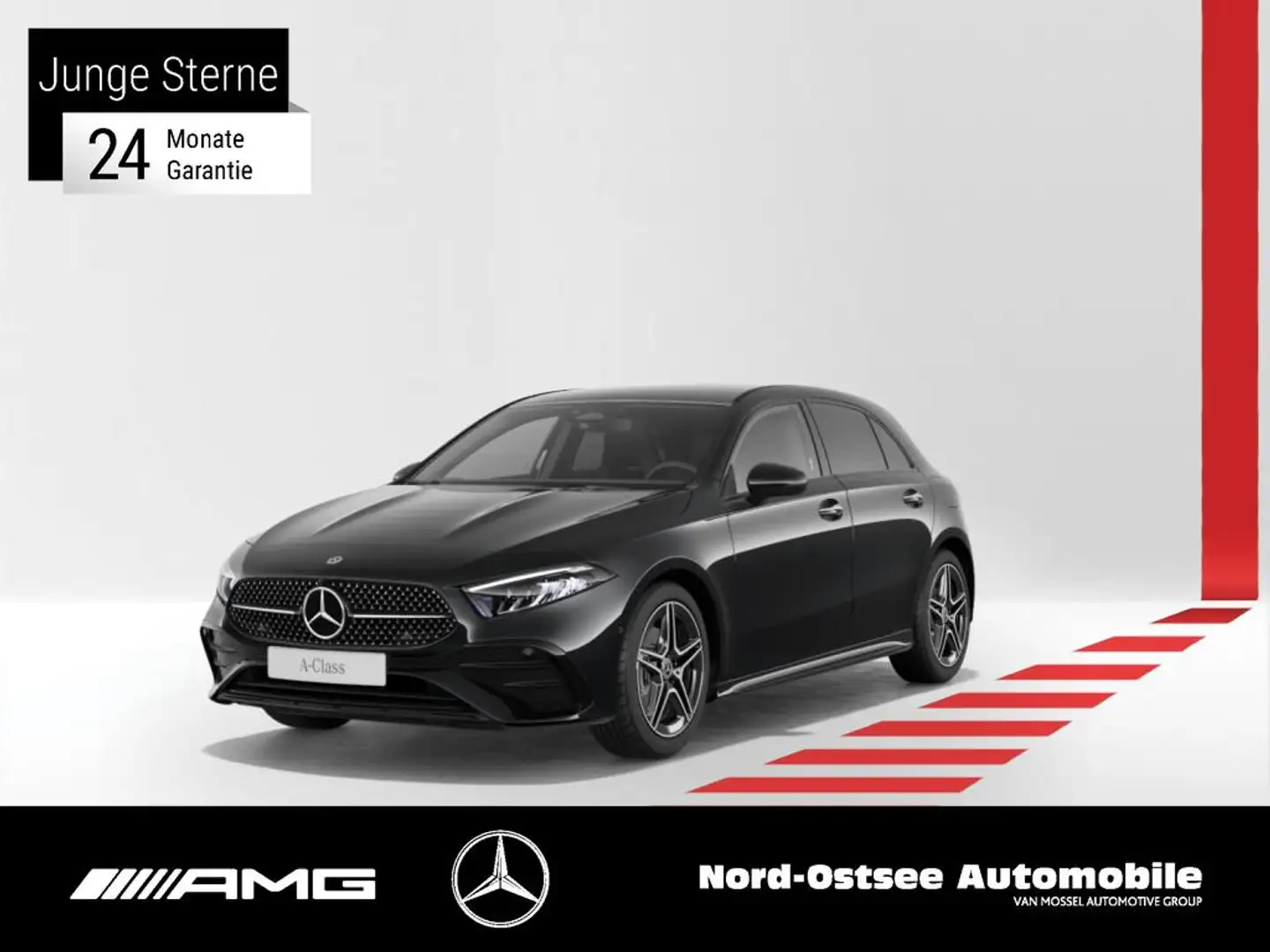 Mercedes-Benz A 200 AMG LED KLIMA KAMERA SITZHZG Zwart - 1