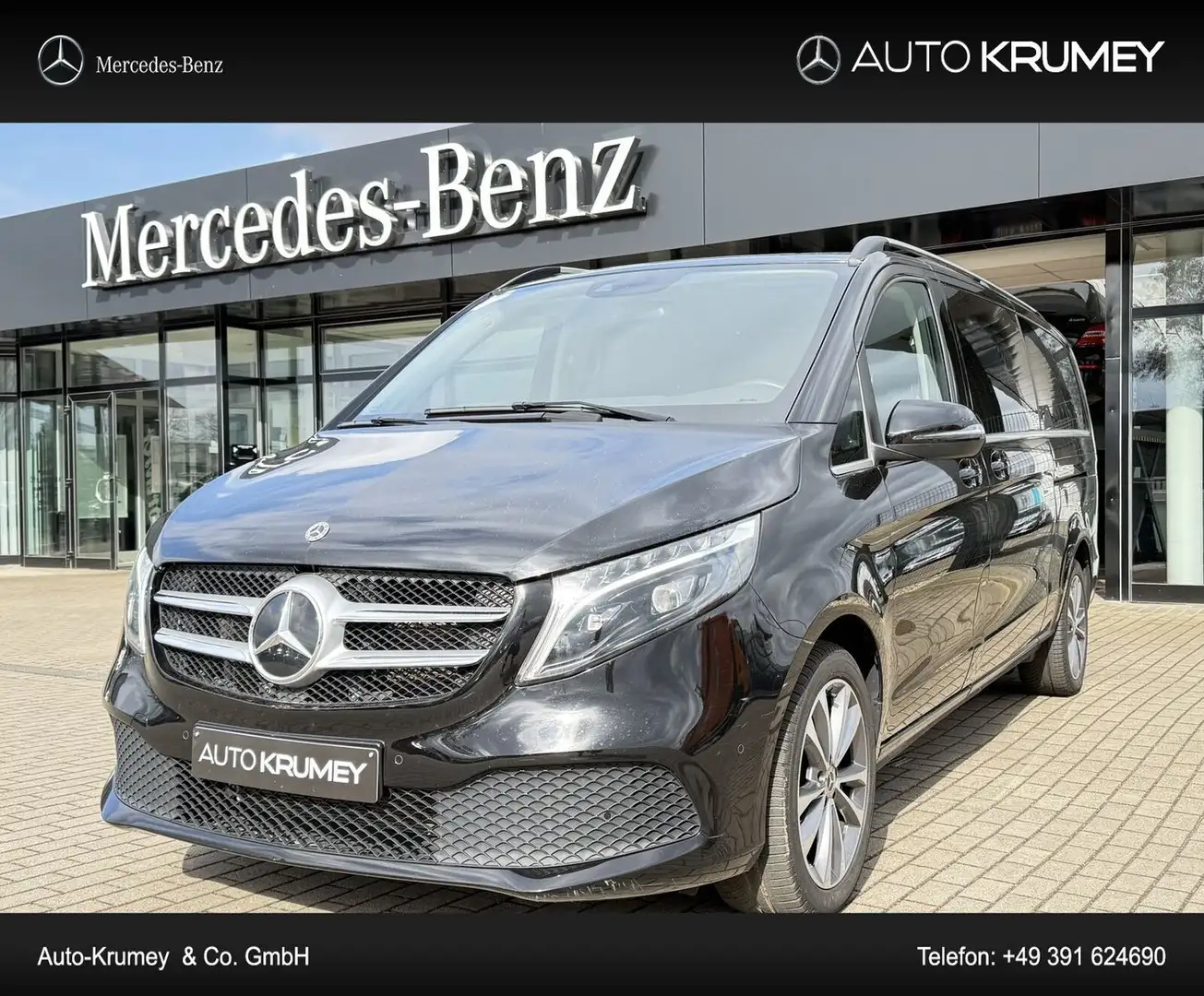 Mercedes-Benz V 300 d AVANTGARDE Extralang LED+elektr.TürenBC Schwarz - 1
