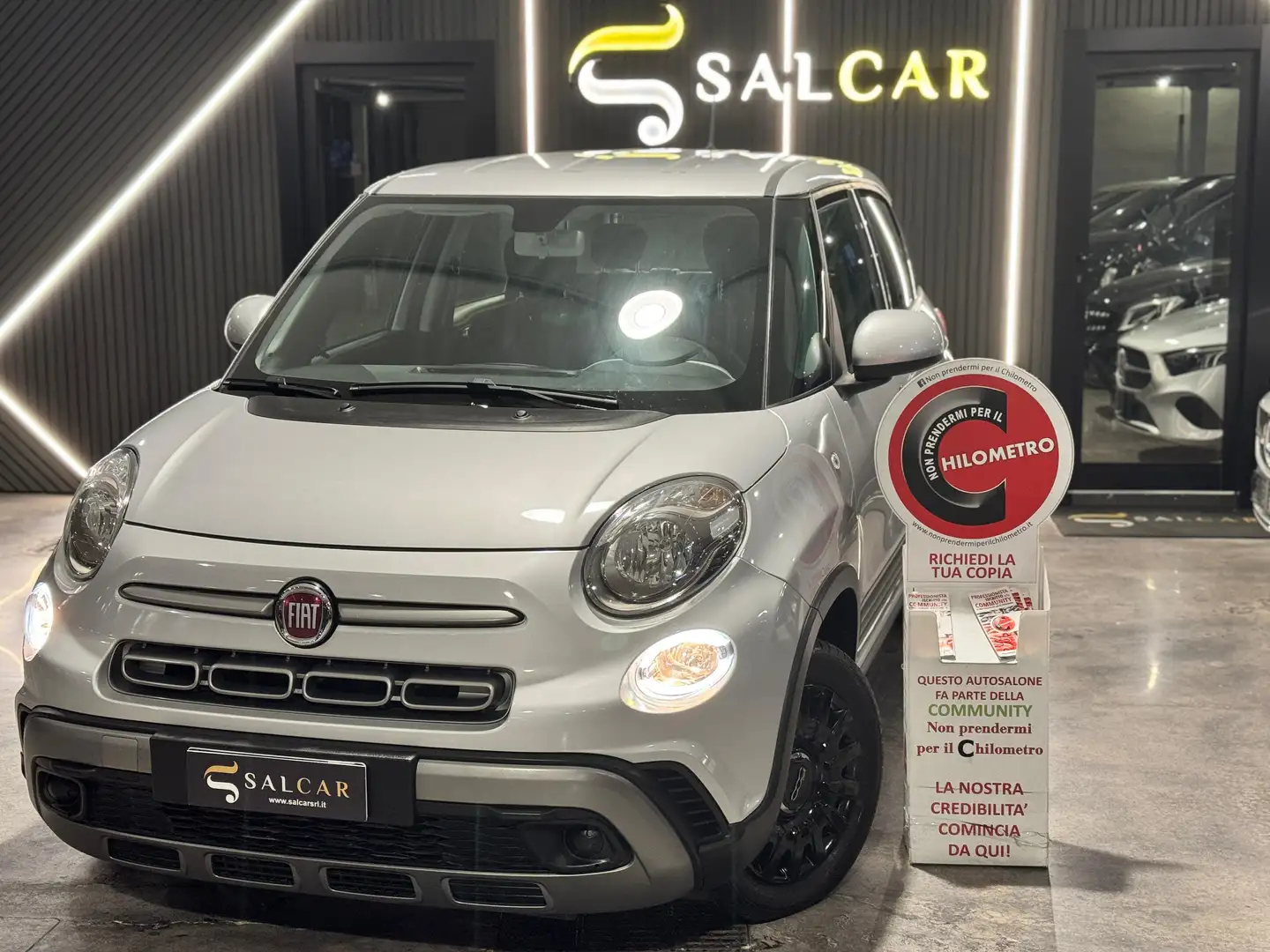Fiat 500L Cross 1.3 mjt 95cv 2022 Argento - 1
