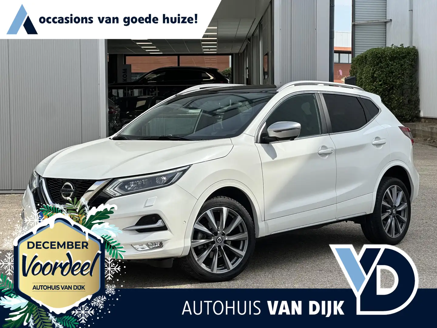 Nissan Qashqai 1.3 DIG-T Tekna + | Dynamic Pack/Nappa Leder/Pano. Blanco - 1