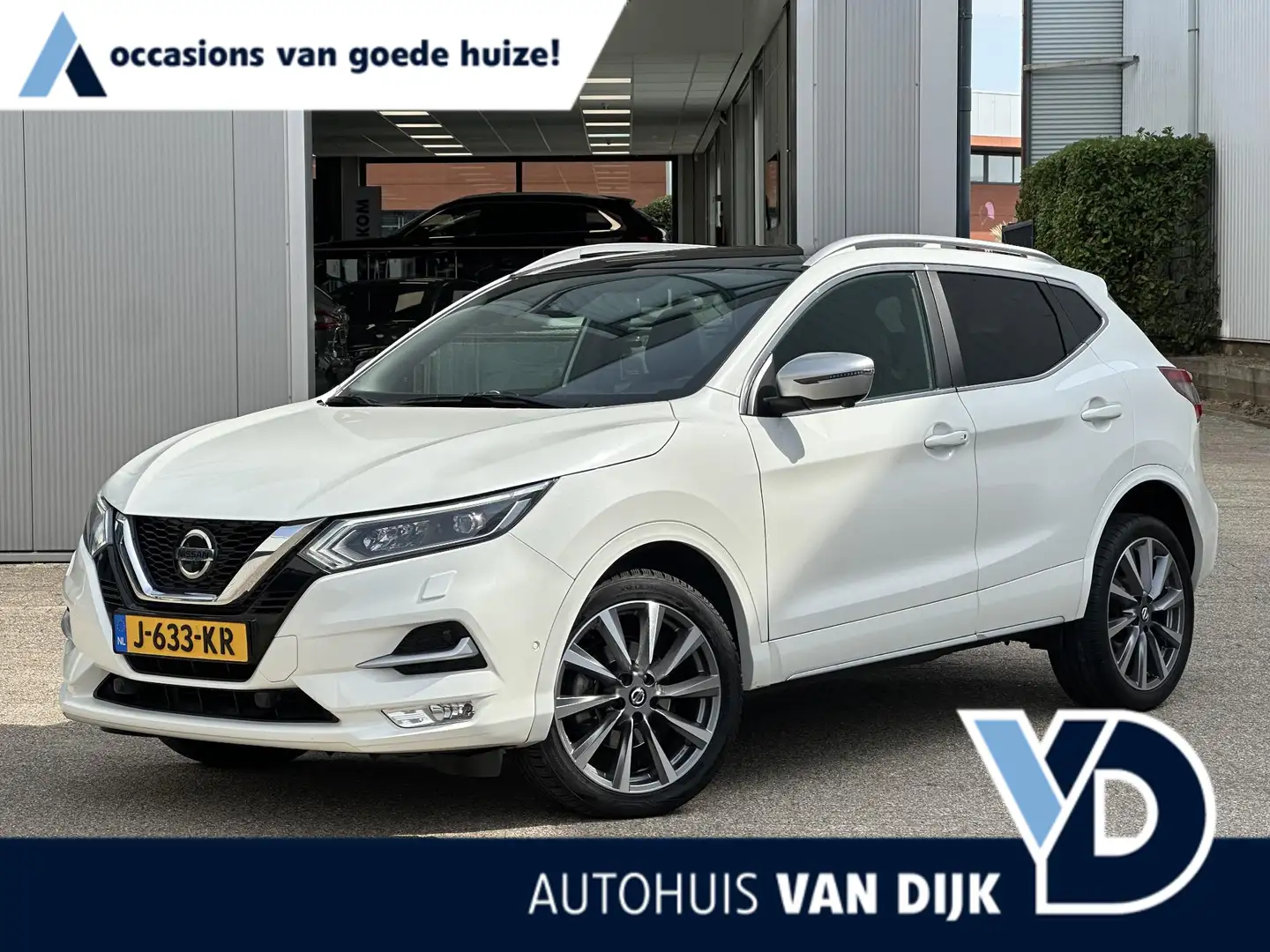 Nissan Qashqai 1.3 DIG-T Tekna + | Dynamic Pack/Nappa Leder/Pano. Blanc - 1