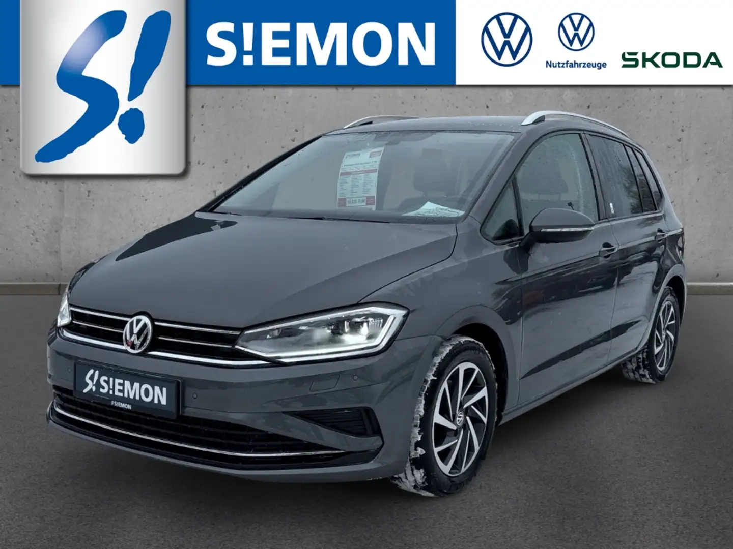 Volkswagen Golf Sportsvan 1.5 TSI DSG Comfortline AHK LED Navi Gris - 1